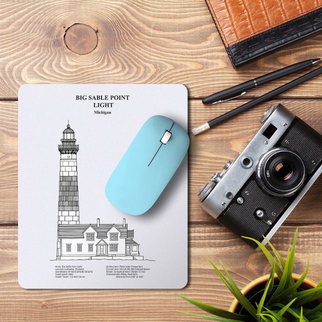 Big Sable Point Lighthouse - Michigan - BD Mouse Pad (Creator Uploaded)