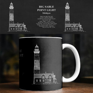 Big Sable Point Lighthouse - Michigan – PD Coffee Mug