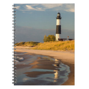 Big Sable Point Lighthouse On Lake Michigan 2 Notebook