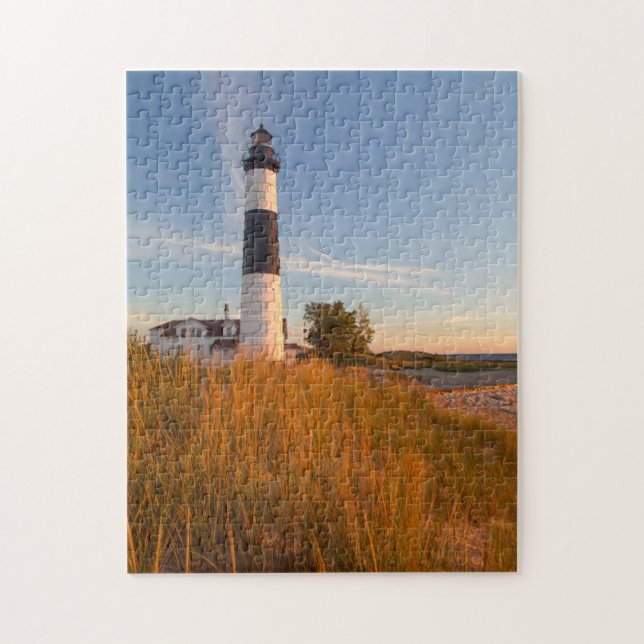 Big Sable Point Lighthouse On Lake Michigan 3 Jigsaw Puzzle (Vertical)