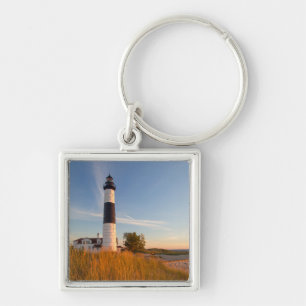Big Sable Point Lighthouse On Lake Michigan 3 Key Ring