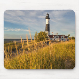 Big Sable Point Lighthouse On Lake Michigan Mouse Pad