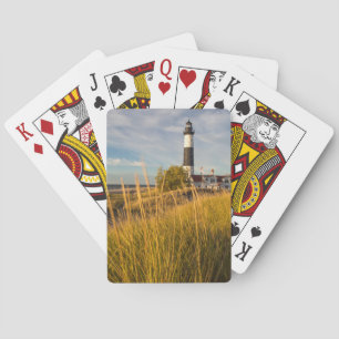 Big Sable Point Lighthouse On Lake Michigan Playing Cards