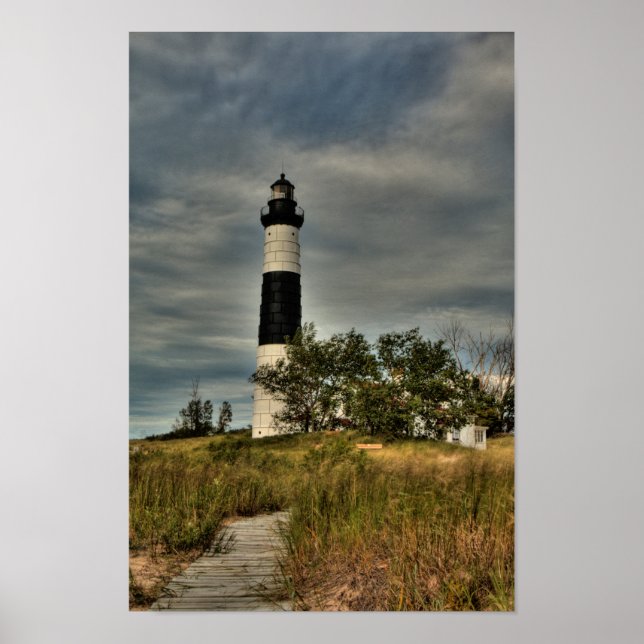 Big Sable Point Lighthouse Poster (Front)