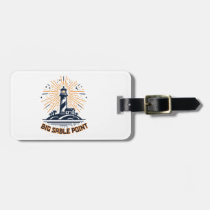 Big Sable Point Lighthouse Sunrise Luggage Tag