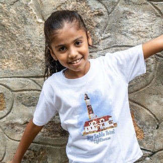 Big Sable Point Lighthouse Watercolor - Michigan T-Shirt