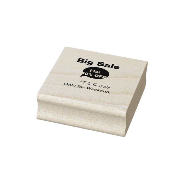 Big sale discount offer weekend company shop T&C Rubber Stamp (Stamp)