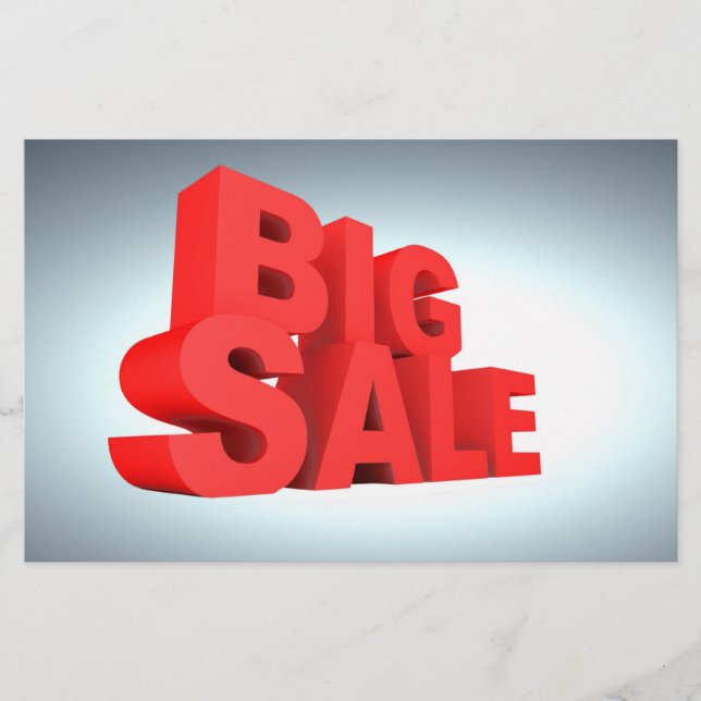 Big Sale flyers (Front)