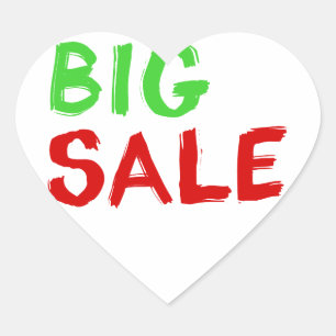 Big Sale Heart Sticker