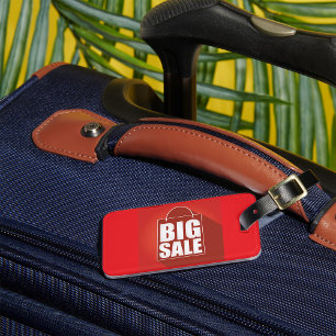 Big Sale Red Sign Luggage Tag