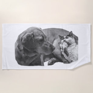 Big Shade, Cosy Pair Beach Towel