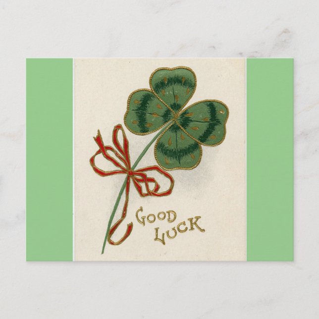 Big Shamrock Postcard (Front)