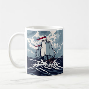 Big ship desgin mug