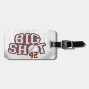 Big Shot Baseball Luggage Tag