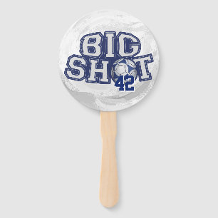 Big Shot Soccerball Hand Fan