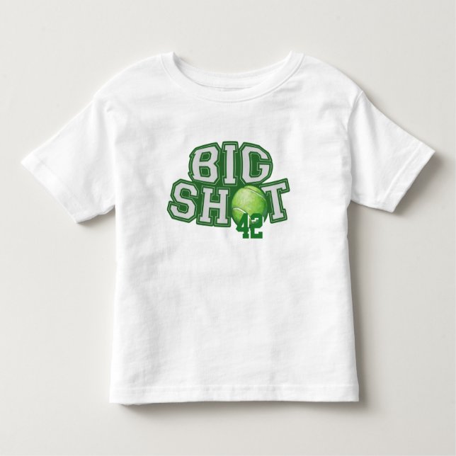 Big Shot Tennis Ball Toddler T-Shirt (Front)