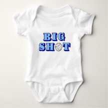 Big Shot Volleyball baby shirt bodysuit