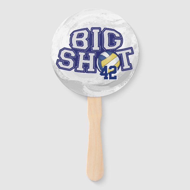 Big Shot Volleyball Hand Fan (Front)