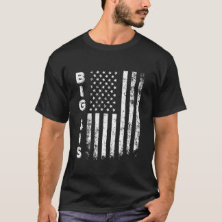 Big Sis America Flag Mother s Day 4th of July Wome T-Shirt