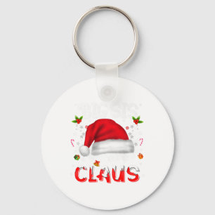 Big Sis Claus Christmas Santa Family Matching Paja Key Ring