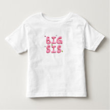 Big Sis T-Shirt | Cute Big Sister Announcement 