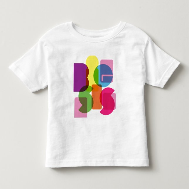 big sis toddler T-Shirt (Front)