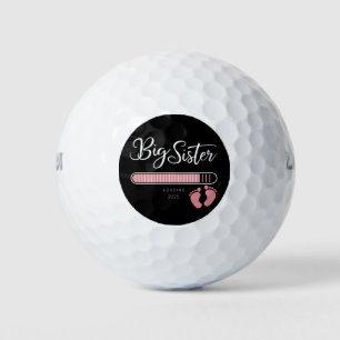 Big Sister 2025 Loading Pregnancy Announcement Golf Balls