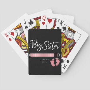 Big Sister 2025 Loading Pregnancy Announcement Playing Cards