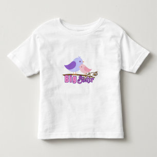 Big Sister-2 Birds on a branch Toddler T-Shirt