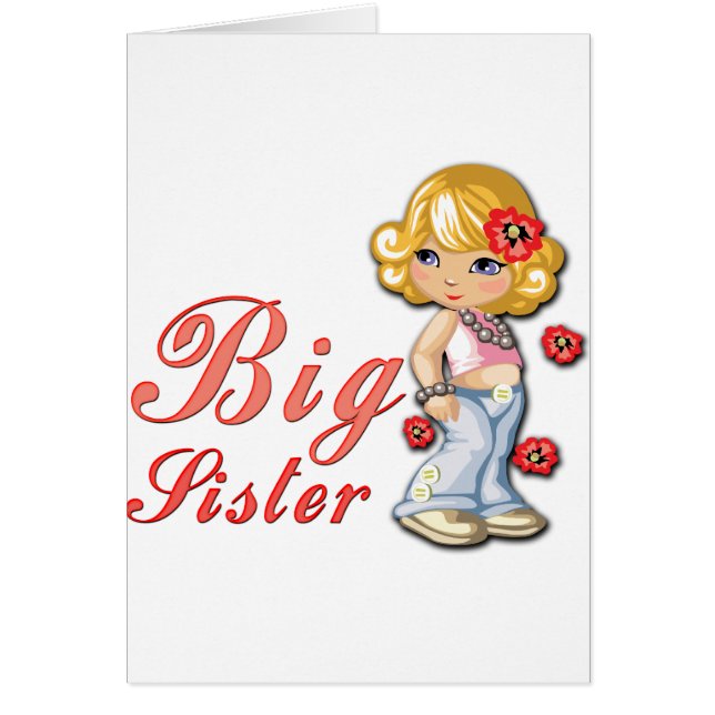 Big Sister and Flowers (Front)