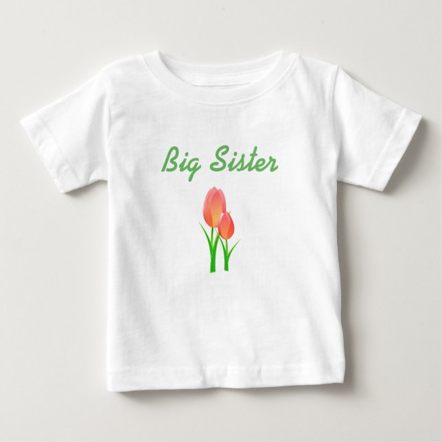 Big Sister Announcement Dress Baby T-Shirt (Front)