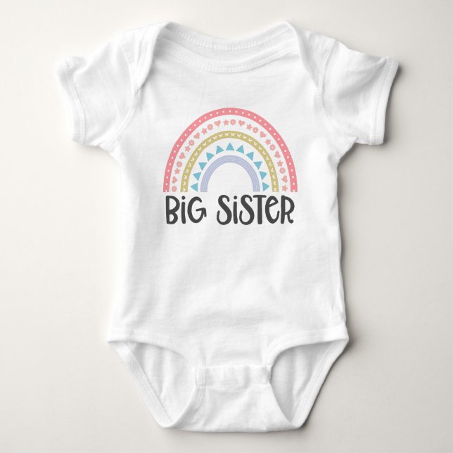 Big Sister Baby Bodysuit (Front)