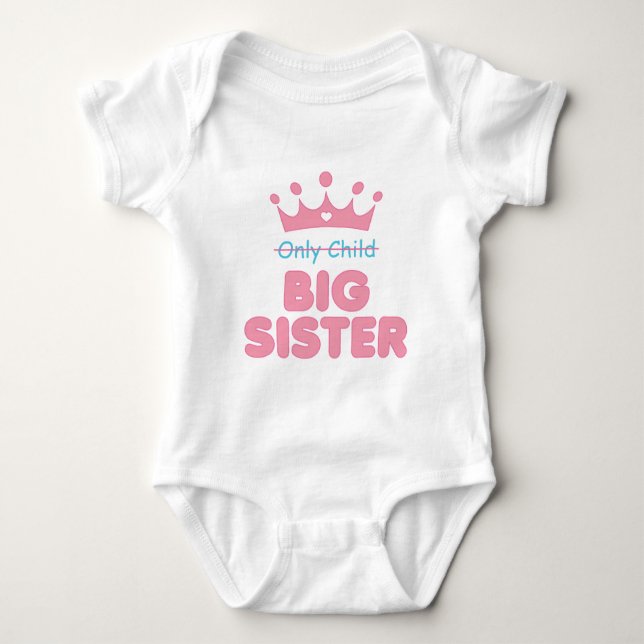 Big Sister Baby Bodysuit (Front)