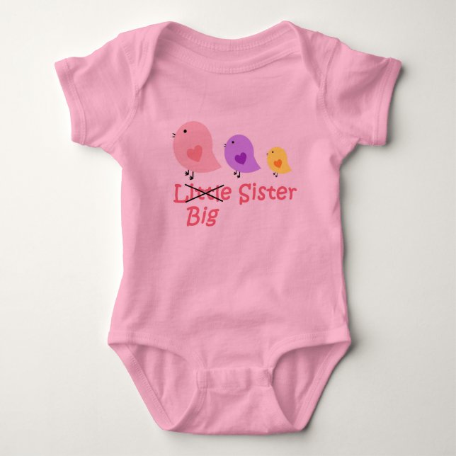 Big Sister Baby Bodysuit (Front)