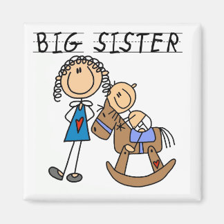 Big Sister Baby Brother T-shirts and Gifts Magnet
