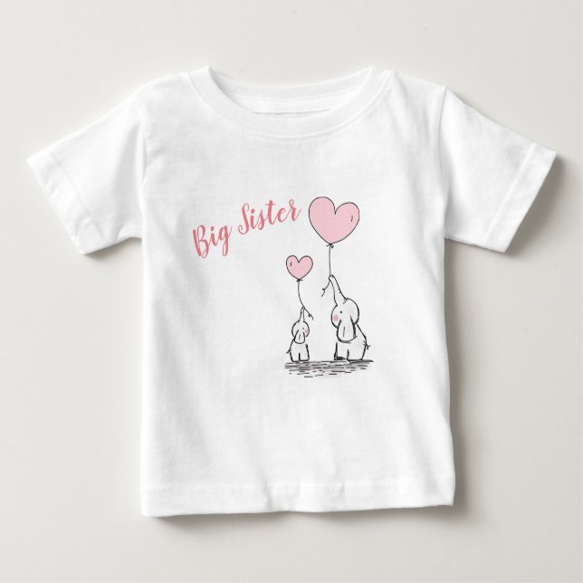 Big Sister Baby T-shirt (Front)
