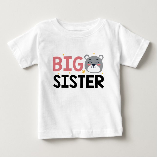 Big Sister Baby T-Shirt (Front)