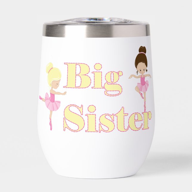 Big Sister Ballerina Sibling  (Front)
