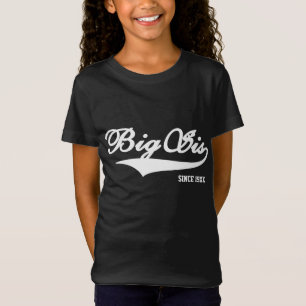 Big Sister Black TShirt (Available In 20 Colours)