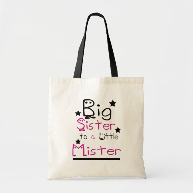 Big Sister Budget Tote Bag (Front)