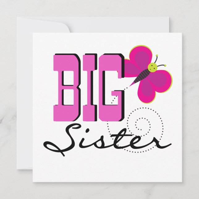 Big Sister - Butterfly Gifts (Front)