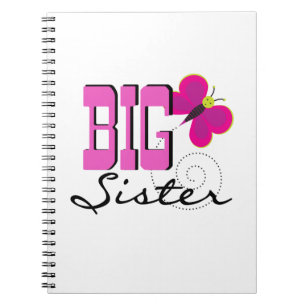 Big Sister - Butterfly Gifts Notebook