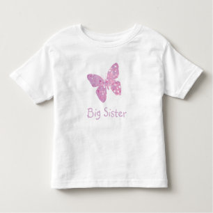 Big Sister Butterfly Toddler T-Shirt