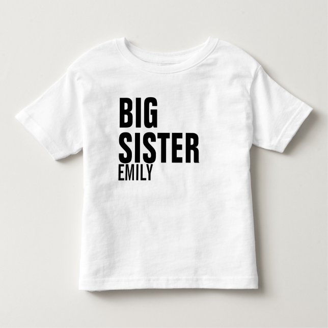Big Sister Custom T-Shirt (Front)