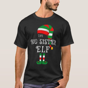Big Sister Elf Family Christmas Matching Pyjamas G T-Shirt