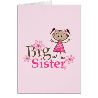 Big Sister Ethnic Stick Figure Girl