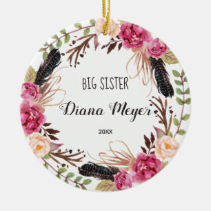 Big Sister First Christmas Ornament