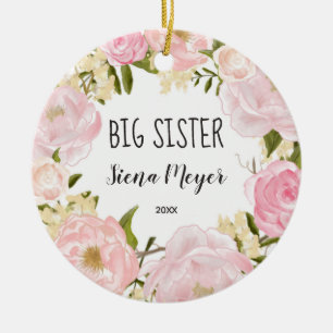 Big Sister First Christmas Ornament