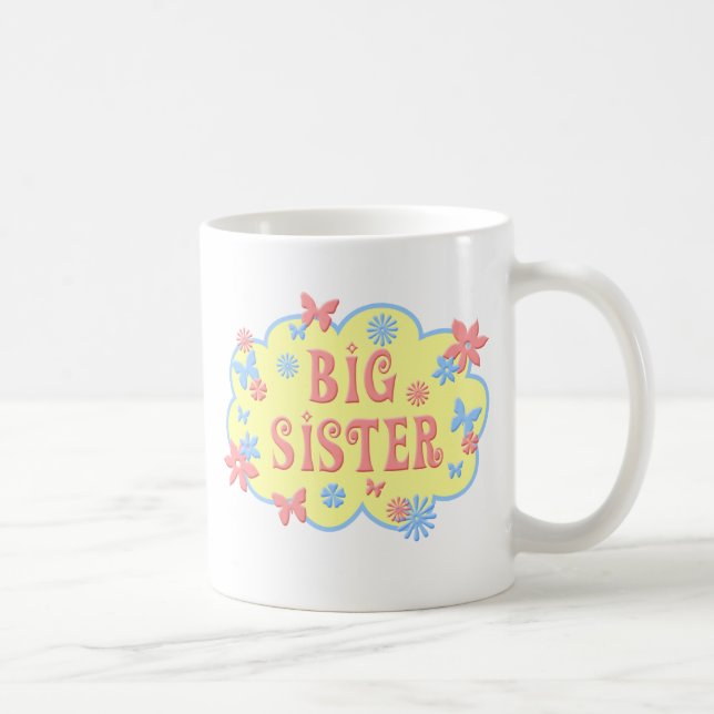 Big Sister Flower Butterfly Mug (Right)