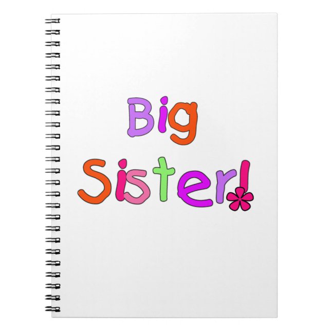 Big Sister Gifts Notebook (Front)